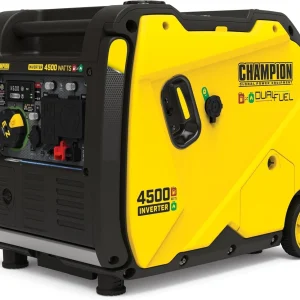Champion 4,500W Portable Dual Fuel Inverter Generator