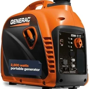 Generac 2,500W Gas Portable Inverter Generator, Compact and Lightweight