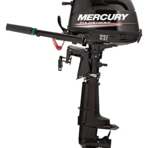 Mercury 5HP Tiller 4-Stroke Outboard Motor, 15 Inch Shaft