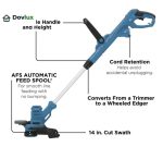 14-Inch 6.5-Amp Electric String Grass Trimmer