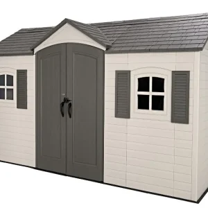 Lifetime 15 x 8 ft Plastic Storage Shed Kit with Floor