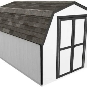 Handy Home 8 x 12 ft Wood Storage Shed with Floor