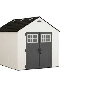Suncast 8 x 10 ft Resin Storage Shed with Floor
