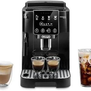 De'Longhi Automatic Espresso Machine with Manual Milk Frother and Grinder