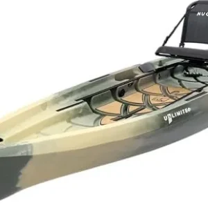 NuCanoe Sit-on-Top Fishing and Hunting Kayak, Pedal Drive Compatible